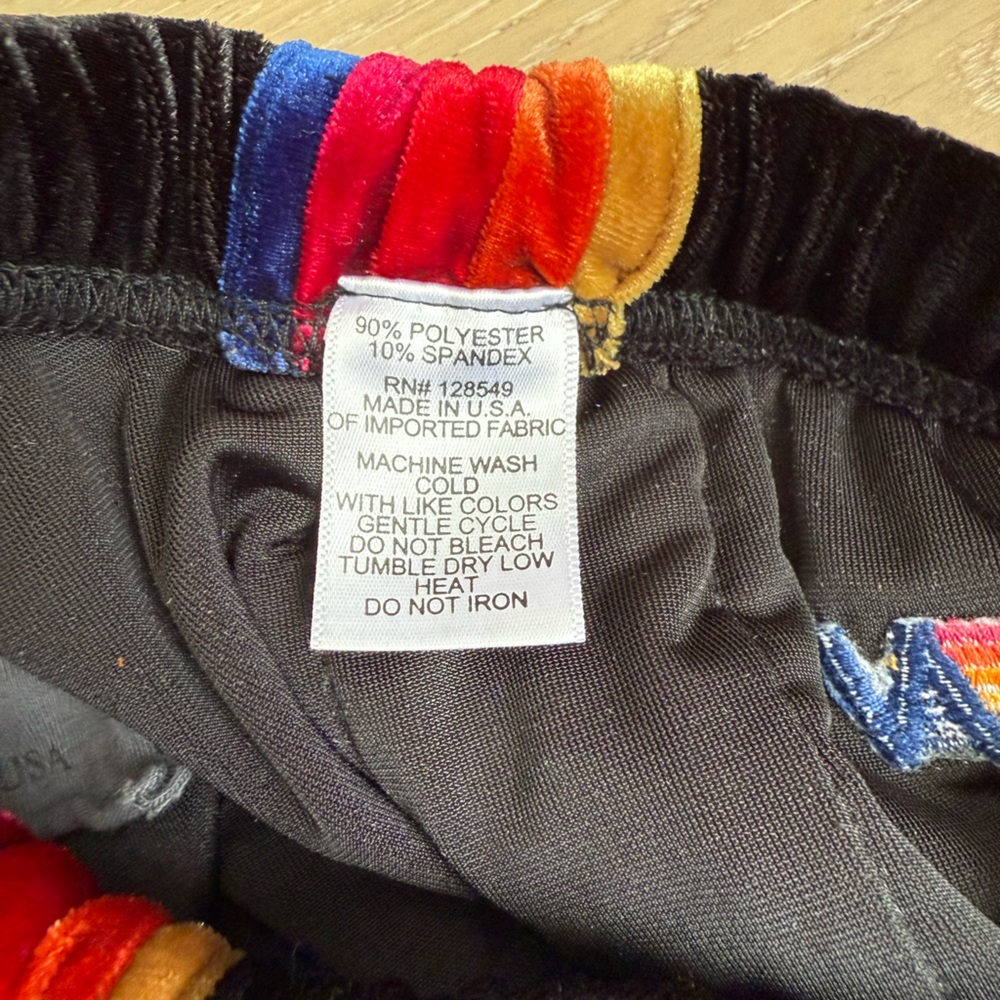 AVIATOR NATION Classic Velvet Stripes Pant in Black - Picture 7 of 11